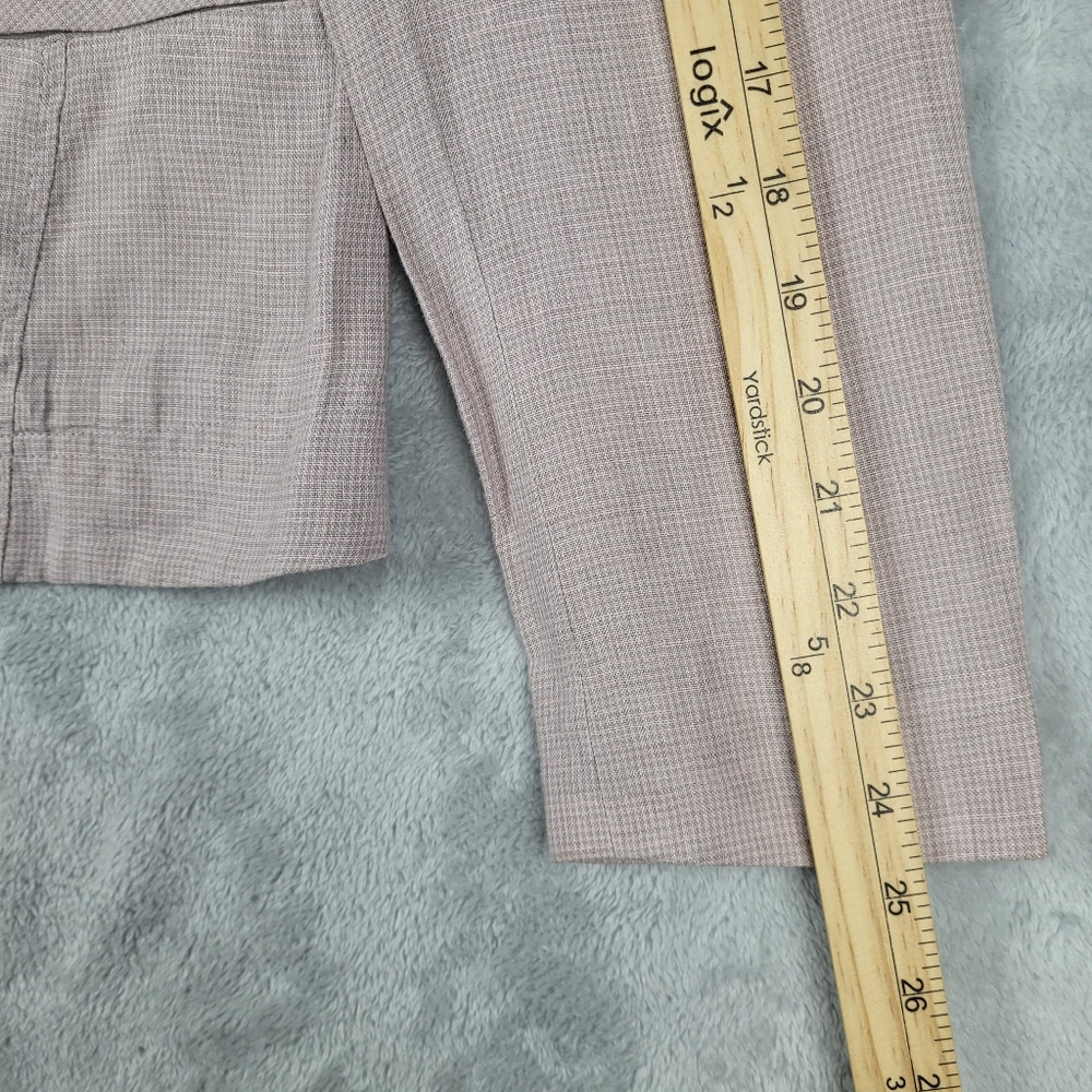 Wrap London Women's Linen Suit Set Blazer Pants Size 10 - Picture 4 of 16